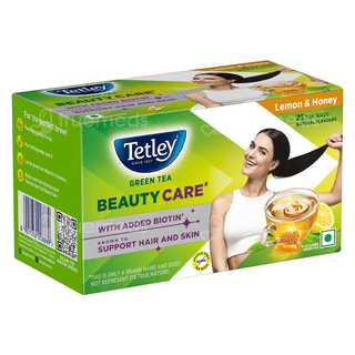 Tetley Beauty Care Lemon & Honey Flavoured Green Tea Bags 25